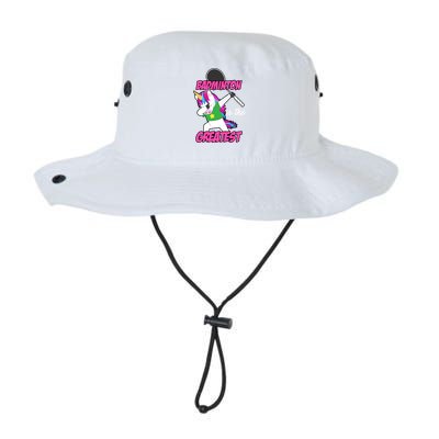 Badminton Is The Greatest Badminton Player Shuttlecock Sport Funny Gift Legacy Cool Fit Booney Bucket Hat