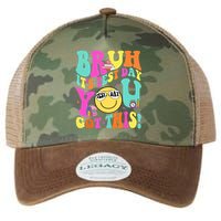 Bruh It’s Test Day You Got This Teacher Testing Day Legacy Tie Dye Trucker Hat