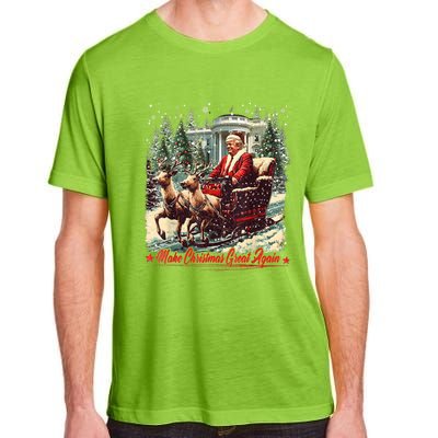 Believe In The Magic Of America Make Christmas Great Again Meaningful Gift Adult ChromaSoft Performance T-Shirt