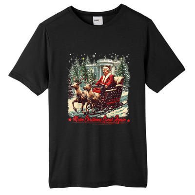 Believe In The Magic Of America Make Christmas Great Again Meaningful Gift Tall Fusion ChromaSoft Performance T-Shirt