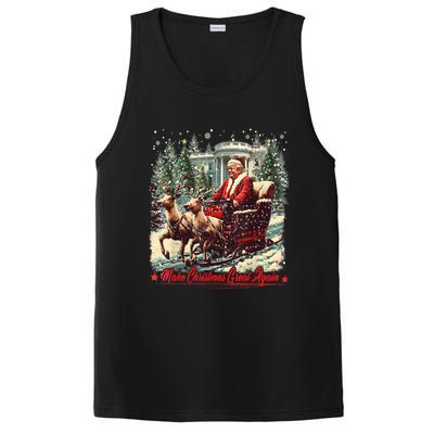 Believe In The Magic Of America Make Christmas Great Again Meaningful Gift PosiCharge Competitor Tank