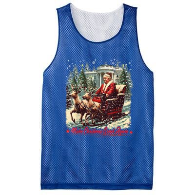 Believe In The Magic Of America Make Christmas Great Again Meaningful Gift Mesh Reversible Basketball Jersey Tank