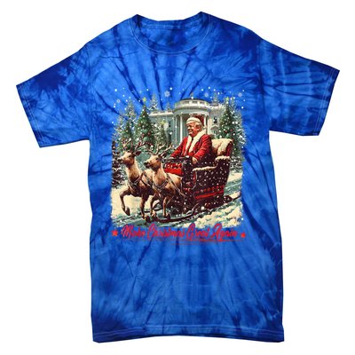 Believe In The Magic Of America Make Christmas Great Again Meaningful Gift Tie-Dye T-Shirt