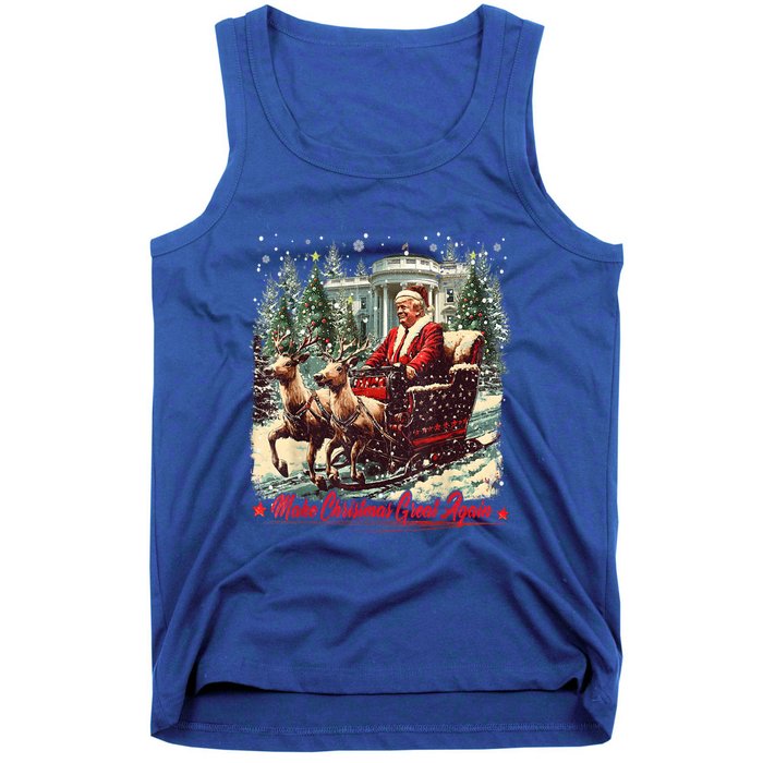 Believe In The Magic Of America Make Christmas Great Again Meaningful Gift Tank Top