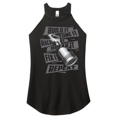 Build It Tune It Race It Break It Race Car Enthusiast Women’s Perfect Tri Rocker Tank