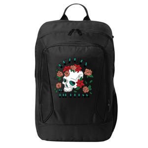 Beauty Is Timeless Skull Floral City Backpack