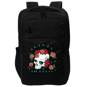 Beauty Is Timeless Skull Floral Impact Tech Backpack