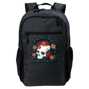 Beauty Is Timeless Skull Floral Daily Commute Backpack