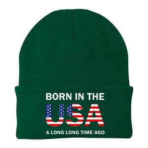 Born In The Usa A Long Long Time Ago Knit Cap Winter Beanie