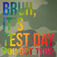 Bruh It's Test Day You Got This Testing Day Teacher Legacy Tie Dye Trucker Hat