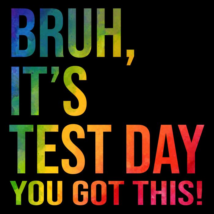 Bruh It's Test Day You Got This Testing Day Teacher 7-Panel Snapback Hat