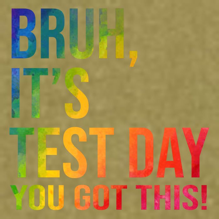 Bruh It's Test Day You Got This Testing Day Teacher Garment-Dyed Women's Muscle Tee