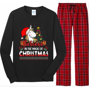 Believe In The Magic Of Christmas Gift Long Sleeve Pajama Set