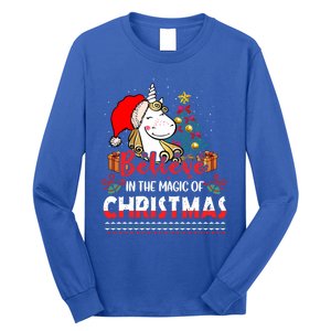 Believe In The Magic Of Christmas Gift Long Sleeve Shirt