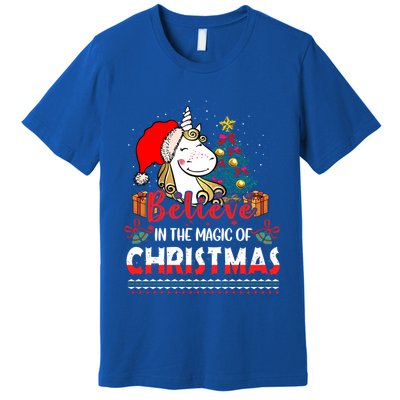 Believe In The Magic Of Christmas Gift Premium T-Shirt