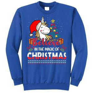 Believe In The Magic Of Christmas Gift Tall Sweatshirt