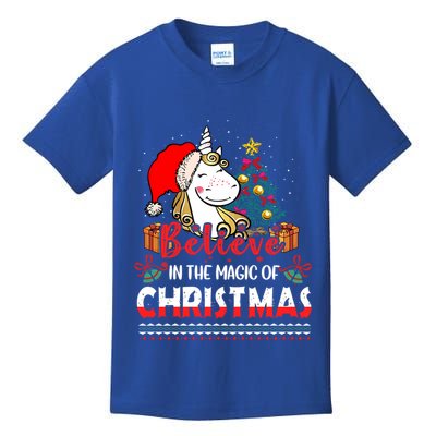Believe In The Magic Of Christmas Gift Kids T-Shirt