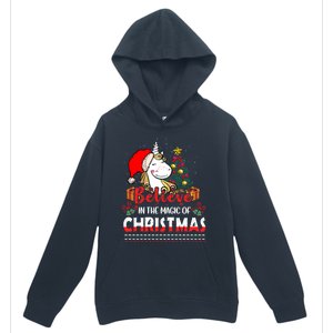 Believe In The Magic Of Christmas Gift Urban Pullover Hoodie