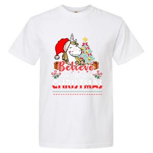 Believe In The Magic Of Christmas Gift Garment-Dyed Heavyweight T-Shirt