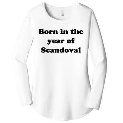 Born In The Year Of Scandoval Baby Women's Perfect Tri Tunic Long Sleeve Shirt