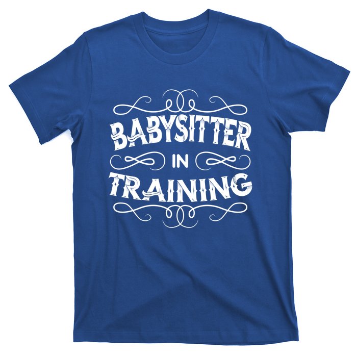 Babysitter In Training Sitting Sitter Job Profession Gift T-Shirt