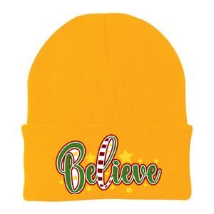 Believe In The Magic Of Christmas Gift Knit Cap Winter Beanie