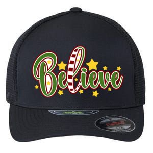 Believe In The Magic Of Christmas Gift Flexfit Unipanel Trucker Cap