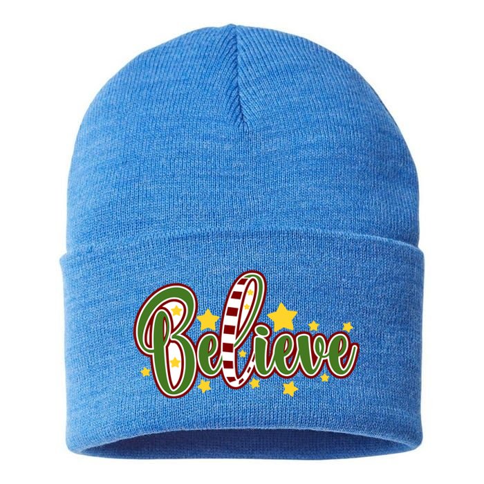 Believe In The Magic Of Christmas Gift Sustainable Knit Beanie