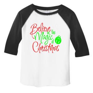 Believe In The Magic Christmas Xmas Sweater Jumper Cool Gift Toddler Fine Jersey T-Shirt