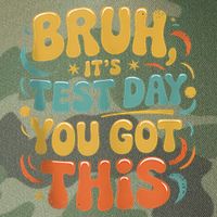 Bruh Its Test Day You Got This Testing Day Teacher Retro  Legacy Tie Dye Trucker Hat