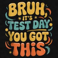 Bruh Its Test Day You Got This Testing Day Teacher Retro  Ladies PosiCharge Tri-Blend Wicking Tank