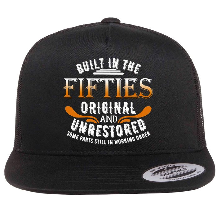 Built In The Fifties Original Unrestored Some Parts Still In Flat Bill Trucker Hat