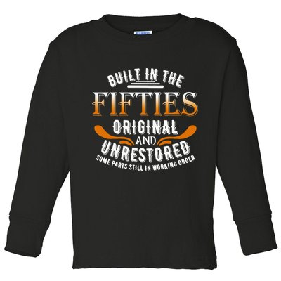 Built In The Fifties Original Unrestored Some Parts Still In Toddler Long Sleeve Shirt