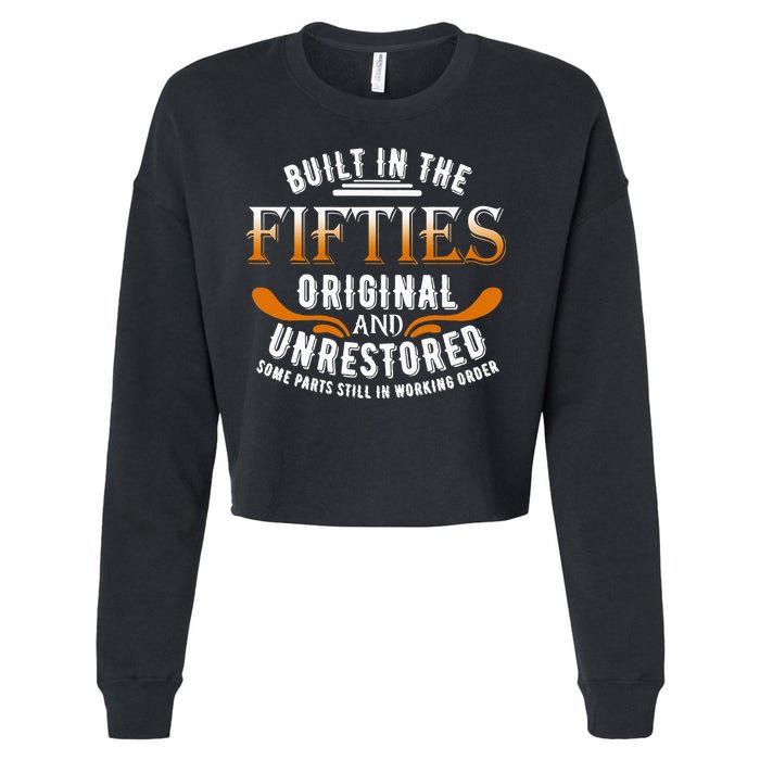 Built In The Fifties Original Unrestored Some Parts Still In Cropped Pullover Crew