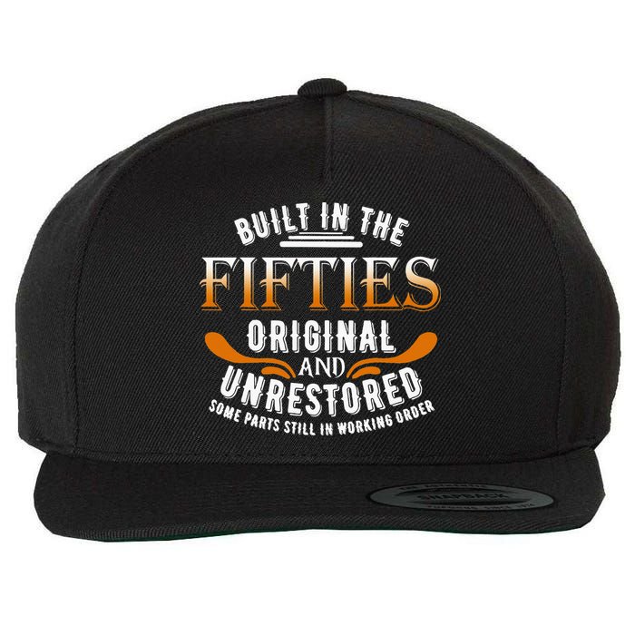 Built In The Fifties Original Unrestored Some Parts Still In Wool Snapback Cap