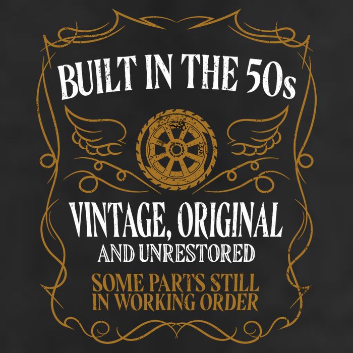 Built In The Fifties 50s Original Unrestored 70th Birthday Beanie