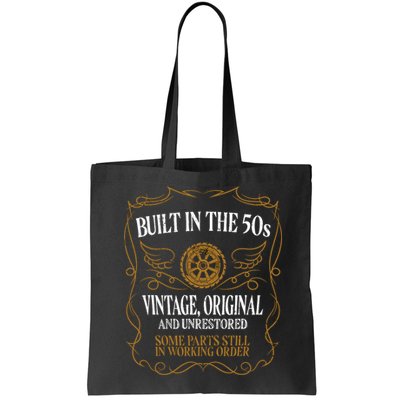 Built In The Fifties 50s Original Unrestored 70th Birthday Bag