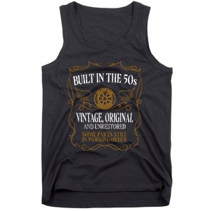 Built In The Fifties 50s Original Unrestored 70th Birthday Tank Top