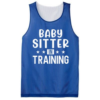 Babysitter In Training Sitter Gift Mesh Reversible Basketball Jersey Tank