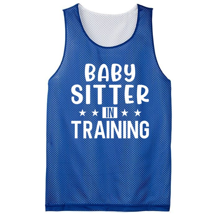 Babysitter In Training Sitter Gift Mesh Reversible Basketball Jersey Tank