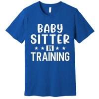 Babysitter In Training Sitter Gift Premium T-Shirt