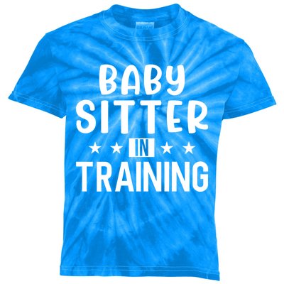 Babysitter In Training Sitter Gift Kids Tie-Dye T-Shirt