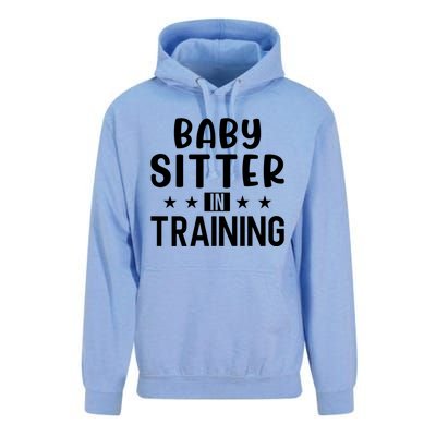 Babysitter In Training Sitter Gift Unisex Surf Hoodie