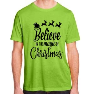 Believe In The Magic Of Christmas Gift Adult ChromaSoft Performance T-Shirt