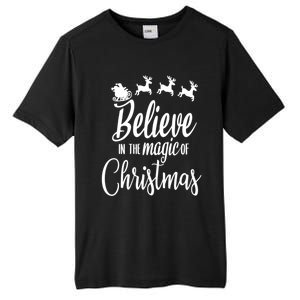 Believe In The Magic Of Christmas Gift Tall Fusion ChromaSoft Performance T-Shirt