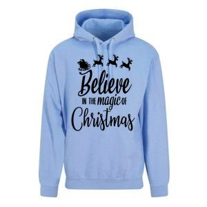 Believe In The Magic Of Christmas Gift Unisex Surf Hoodie