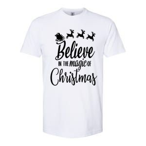 Believe In The Magic Of Christmas Gift Softstyle CVC T-Shirt