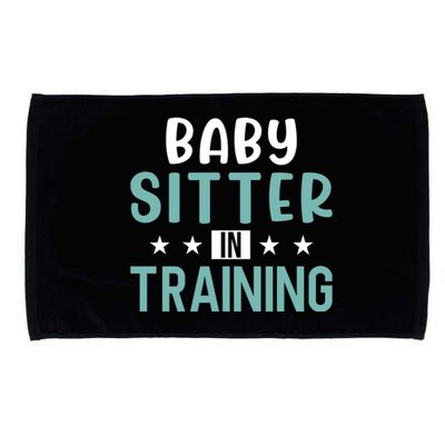 Babysitter In Training Sitter Gift Microfiber Hand Towel