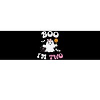 Boo IM Two Ghost Second 2nd Birthday Groovy Halloween Bumper Sticker