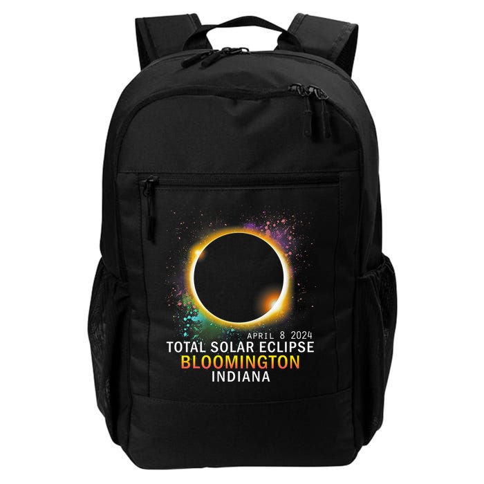 Bloomington Indiana Total Solar Eclipse April 8 2024 Daily Commute Backpack